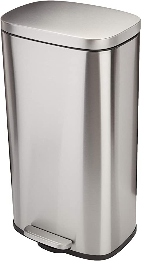 Amazon Basics Rectangle Soft-Close Trash