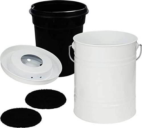 BELLE VOUS Cubo Compostaje Blanco