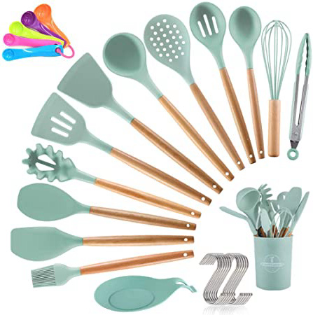 Utensilios Cocina de Silicona,14 Piezas