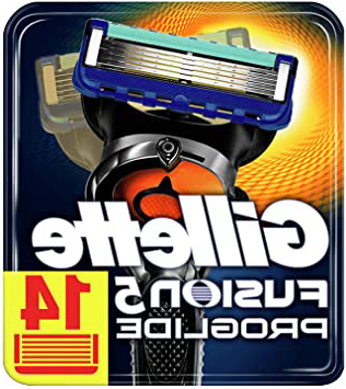 Gillette Fusion5 ProGlide Cuchillas de Afeitar con Tecnología FlexBall, Paquete de 14 Cuchillas de Recambio