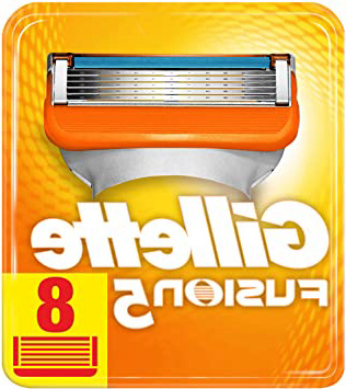 Gillette Fusion5 Cuchillas de Afeitar, Paquete de 8 Cuchillas de Recambio