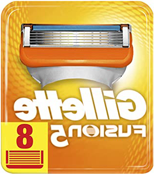 Gillette Fusion5 Maquinilla De Afeitar, 8 Recambios, 5 Hojas Antifricción, Para Un Afeitado Imperceptible