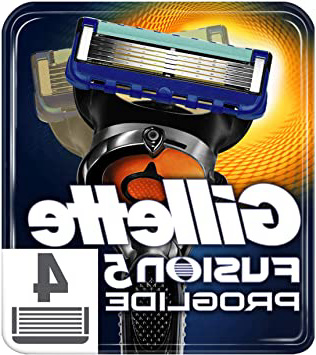 Gillette Fusion ProGlide Cuchillas de Recambio para Maquinilla de Afeitar - 4 Unidades