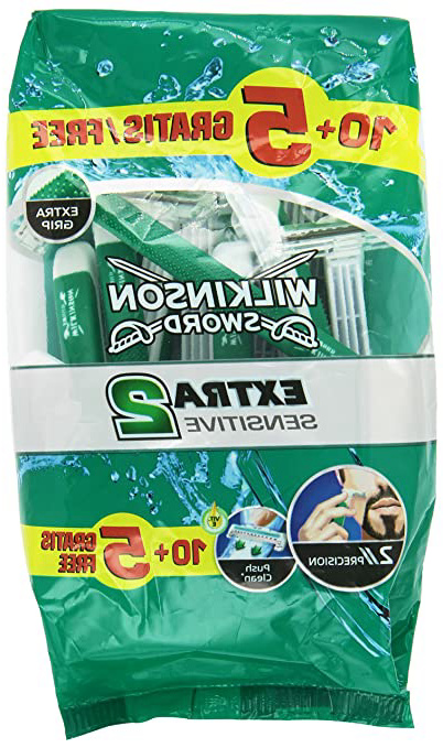 Wilkinson Extra II Sensitive - Máquina desechable, bolsa de 15 unidades