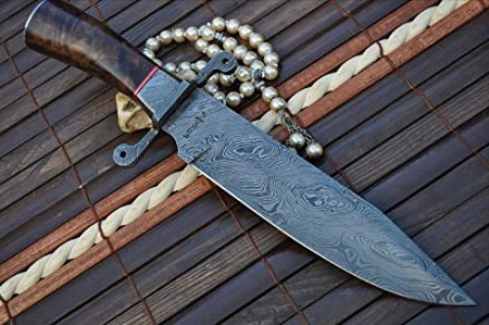Cuchillo de caza Perkin Damasco