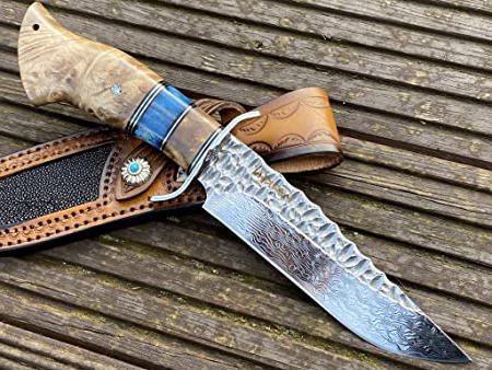Cuchillo de caza Perkin Damasco