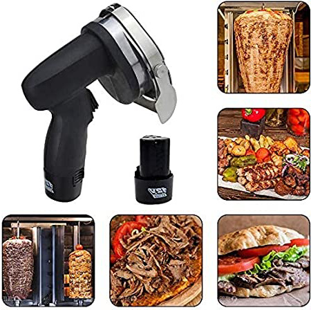Vogvigo Cuchillo inalámbrico Kewar Shawarma