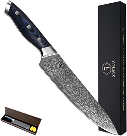 FANTECK Cuchillo de Cocina Damasco,