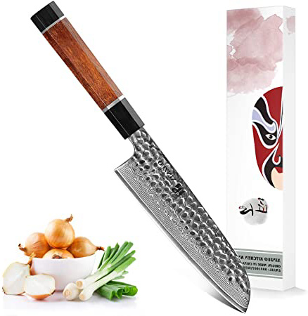 XINZUO 18cm Cuchillo Santoku Cuchillo