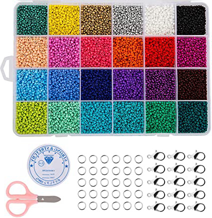 Naler Cuentas de Colores 2mm
