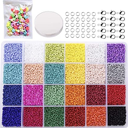 KAIMIRUI Cuentas de Colores 2mm