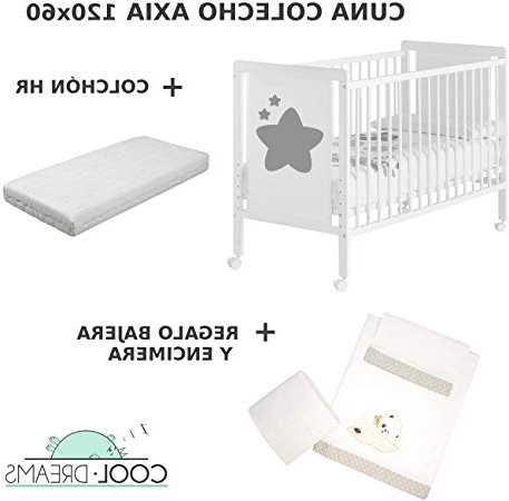 Cuna colecho de bebe Axia + Kit colecho + Colchón HR + 4 ruedas