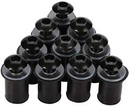 OSAN 10 Pzs Pernos Parabrisas CNC Tornillos de Parabrisas Motocicleta Tornillos Kit Universal