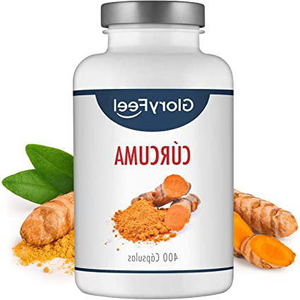 Cúrcuma Turmeric Intensiva de 700 mg con 2,1 mg de Pimienta Negra por cápsula - 400 cápsulas veganas para más de 1 año - Potente antiinflamatorio y antioxidante natural - Máxima calidad