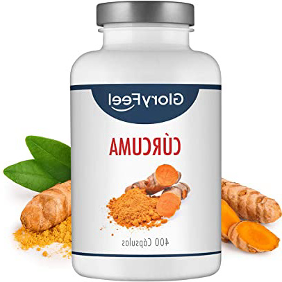 Cúrcuma Turmeric Intensiva de 700 mg con 2,1 mg de Pimienta Negra por cápsula - 400 cápsulas veganas para más de 1 año - Potente antiinflamatorio y antioxidante natural - Máxima calidad