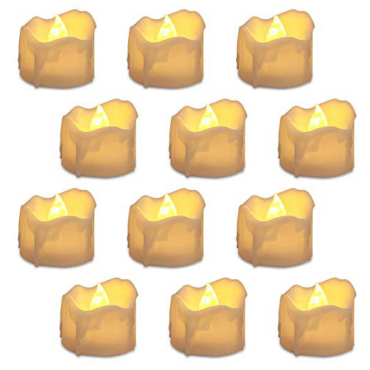 







flintronic 12 Velas Led Pequeñas, Velas Led de Té Velas Eléctricas con Baterías para San Valentín, Cumpleaños, Fiestas, Navidad, Bodas Decoración, Blanco Cálido [Clase de eficiencia energética A]







