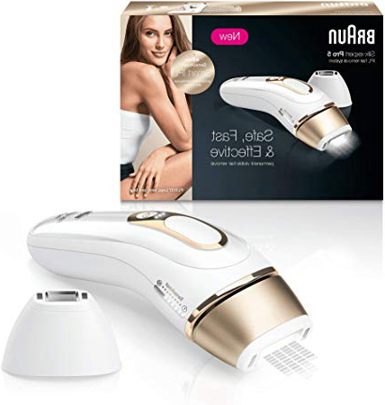 Braun Silk·Expert Pro 5 PL5137 Depiladora Luz Pulsada IPL Última Generación, Depilación Permanente, Cabezal Precisión, Cara y Cuerpo, Apta para Hombre