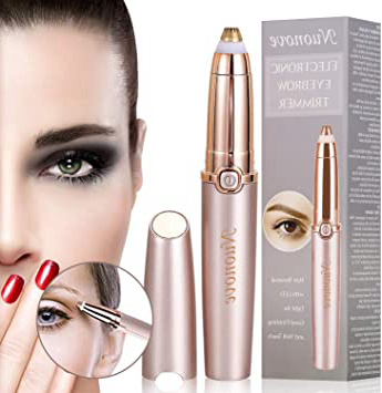 Depiladora de Cejas, Depiladora Cejas Mujer, Eléctrica Depiladora Cejas, Eyebrow Trimmer, Recortador de Fello de Cejas Sin Dolor para Mujer Depiladora de Cejas Rápida y Segura