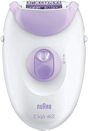 Braun Silk-épil 3 3170 - Depiladora con 1 capuchón, blanco y rosa, 12