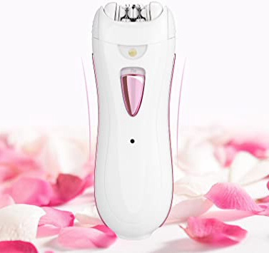 Depiladoras mujer para Depiladora Femeninas Electrica Recortadora Bikini Afeitadora Depilador con LED Luz para Labio Cara Brazo Piernas Axila y Bikini Rasuradora Pinzas Depilar Recargable Inalámbrico