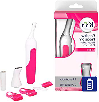 Veet Sensitive Precision - Recortador Eléctrico Depilador Mujer Zonas Sensibles, Bikini, Facial y Axilas, Blanco