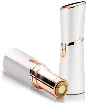 Depiladora Facial Mujer Electrica, Removedor de Vello Impecable, Afeitadora sin dolor para Mujer Impermeable para Mejillas Labios Barbilla y Cuello de Mujeres con Luz LED Incorporada Batería