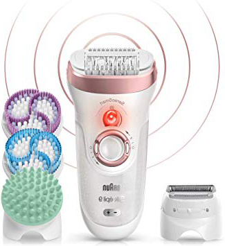 Braun Silk-épil 9 9/990 SkinSpa - Depiladora Mujer, Eléctrica, con Tecnología SensoSmart con 13 Accesorios, Exfoliación, Masaje, Afeitadora, Recortador