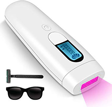 Depiladora de Luz Pulsada, 2NLF Depilación Definitiva Profesional de IPL, 2 Modos Depiladora Luz Pulsada con LCD 900000 Disparos,la Depilación Permanente del Vello Visible para Hombres y Mujeres