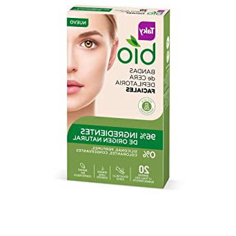 Taky Bio Natural 0% Bandas De Cera Faciales Depilatorias 20 Uds. - 5 ml, Estándar (120-0715)
