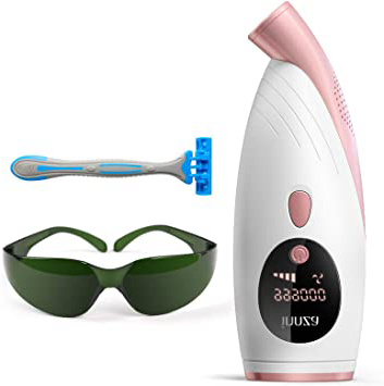 IPL Depiladora de Luz Pulsada 999,000 Flashes, Permanente Sin Dolor, Sistemas de Depilación Dispositivo Profesional ,para Piernas Cara Cuerpo,para Mujer y Hombre
