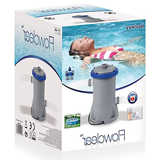 58383 Bomba con filtro para piscina Bestway 2006 lt/h