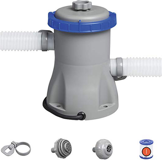 Bestway 58381 Flowclear Bomba de Filtrado, 1.249l/h, 220-240V, 16W, Tubo 32 mm