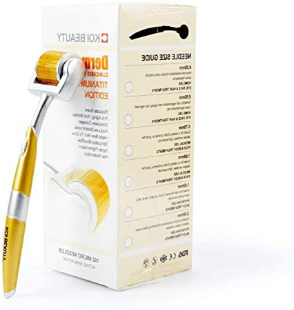 Dermaroller 1.0mm Titanio Rodillo Facial