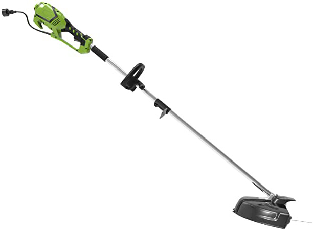 Greenworks Tools 1301807 Desbrozadora y Cortabordes Eléctrico, 1200 W, 230 V, Verde