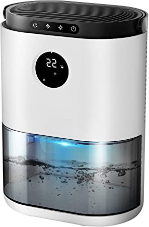 UGHEY Deshumidificador, 2.3L,Semiconductor Doble, Descongelación