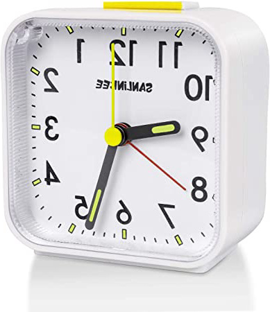sanlinkee Reloj Despertador Analógico Sin