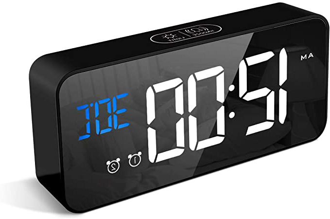 CHEREEKI Reloj Despertador Digital, Despertador