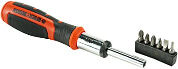 Black+Decker BDHT0-62129 BDHT0-62129-Destornillador de carraca con 6 multipuntas Intercambiables