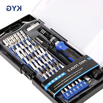 60 en 1 Destornilladores Precisión S2- Juego de Destornilladores Profesional con 56 Puntas Magnética para Todos Tornillos- Herramientas para Reparación de SmartPhone PC Xbox Cámara Macbook