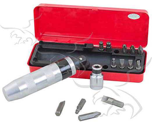 DESTORNILLADOR DE IMPACTO LLAVE A GOLPE + 13 PUNTAS BITS