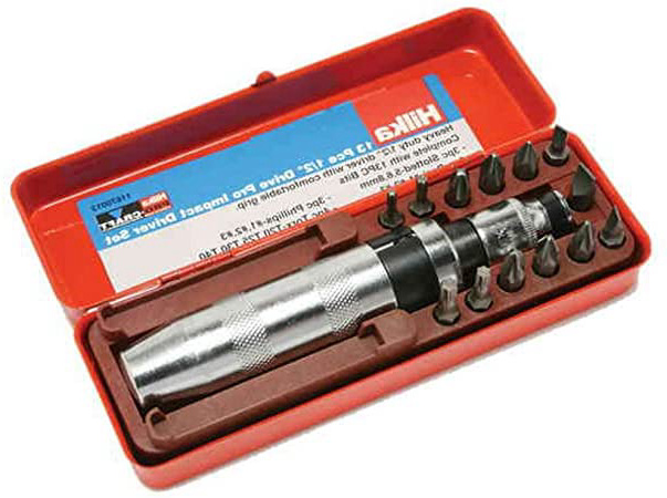 Hilka 11670013 Destornillador impacto Kit