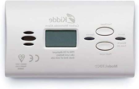 Kidde 7DCOC - Alarma de monóxido de carbono pantalla digital de sensor 10 años y una garantía