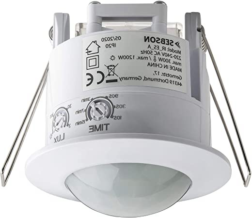 SEBSON® Detector de Movimiento Empotrable,