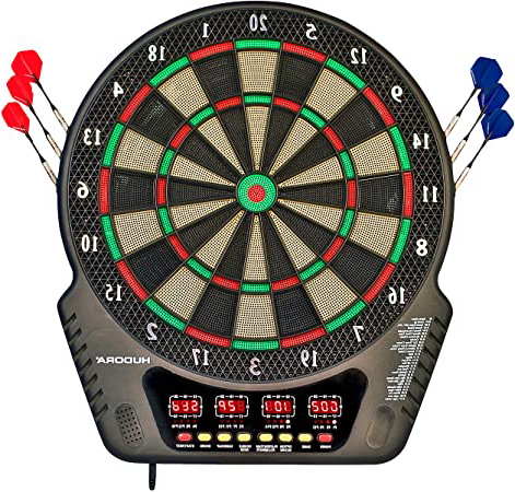 Hudora 77034 Adultos Electrónico dianas - Dianas (Electrónico, De plástico, Adultos, Negro, LED, Inglés)