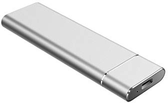 Neeta Disco Duro Externo Portátil 2TB, Type C USB3.1 SATA HDD Almacenamiento para PC, Mac, Windows, Apple, Xbox 360 (2TB, Plata)