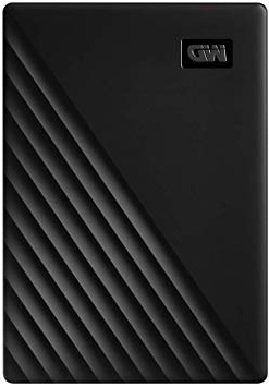 Western Digital WD My Passport, Disco Duro Portátil, 5TB, Color Negro