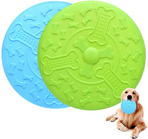 2 Piezas Frisbee Perro,Frisbee para
