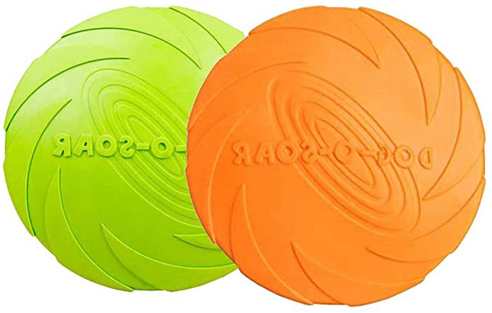 YOUYIKE Perros interactivos Frisbee,2 Pcs
