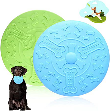 WELLXUNK® Frisbees para Perros, 2
