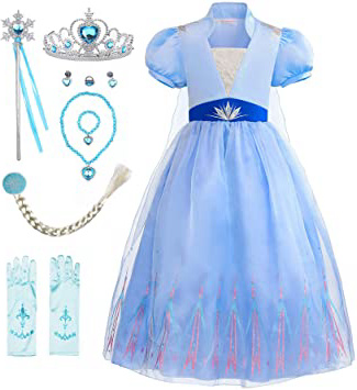 ReliBeauty Disfraz Frozen 8 Elsa